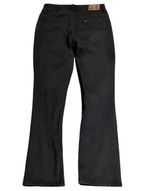 Lee Women's Dark Black Straight Leg Jeans